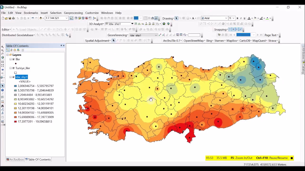 ArcGIS Kullanarak Harita Çizim Yaptırma Başlangıç Rehberi